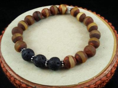Tibetan Agate Dzi Bead Diffuser Bracelet, Aromatherapy Bracelet, Lava Bead Bracelet, Tibetan Agate Dzi Bead Diffuser Bracelet, Aromatherapy Bracelet, Lava Bead Bracelet,