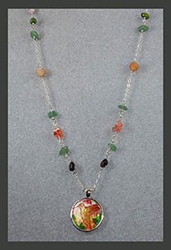 Hummingbird Gemstone Necklace Hummingbird Gemstone Necklace