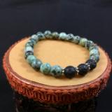 African Turquoise, Diffuser Bracelet, Aromatherapy Bracelet, Lava Bead Bracelet