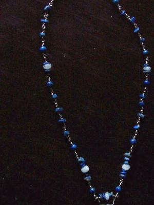 Lapis Lazuli and Moonstone Lanyard Lapis Lazuli and Moonstone Lanyard