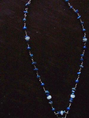 Lapis Lazuli and Moonstone Lanyard