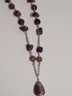 Amethyst and Labradorite Necklace