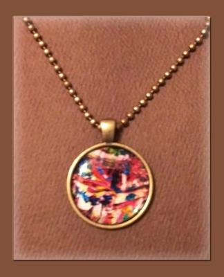 Creative Play Art Print Pendant Creative Play Art Print Pendant