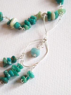 Amazonite Moonstone Necklace Amazonite Moonstone Necklace