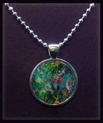 Dancing Waters Giclee Print Pendant Dancing Waters Giclee Print Pendant